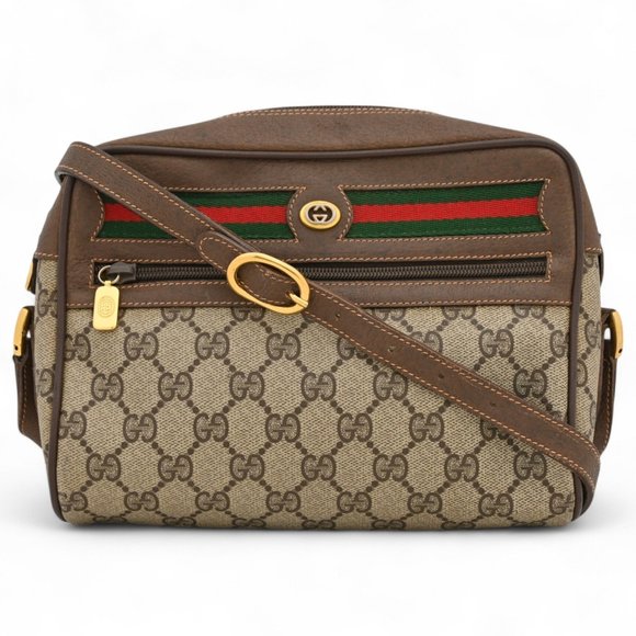 Gucci Sherry Line Shoulder Bag GG Brown - Picture 1 of 10